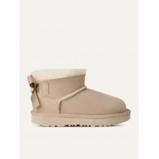 UGG μπότα Ultra Mini Bailey Bow παιδική 1185920T-SAN μπεζ